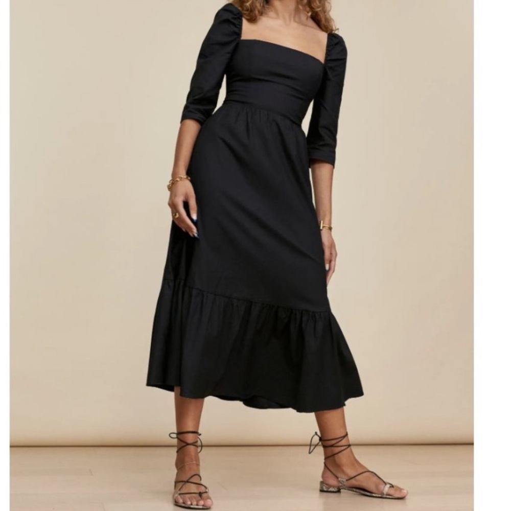 Reformation Cyprus Dress - Black